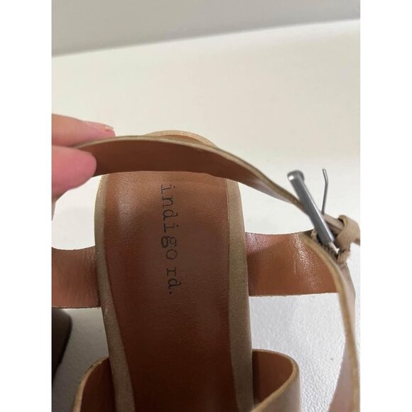 Indigo rd. Sandals women taupe wedge size 9 - Picture 6 of 8